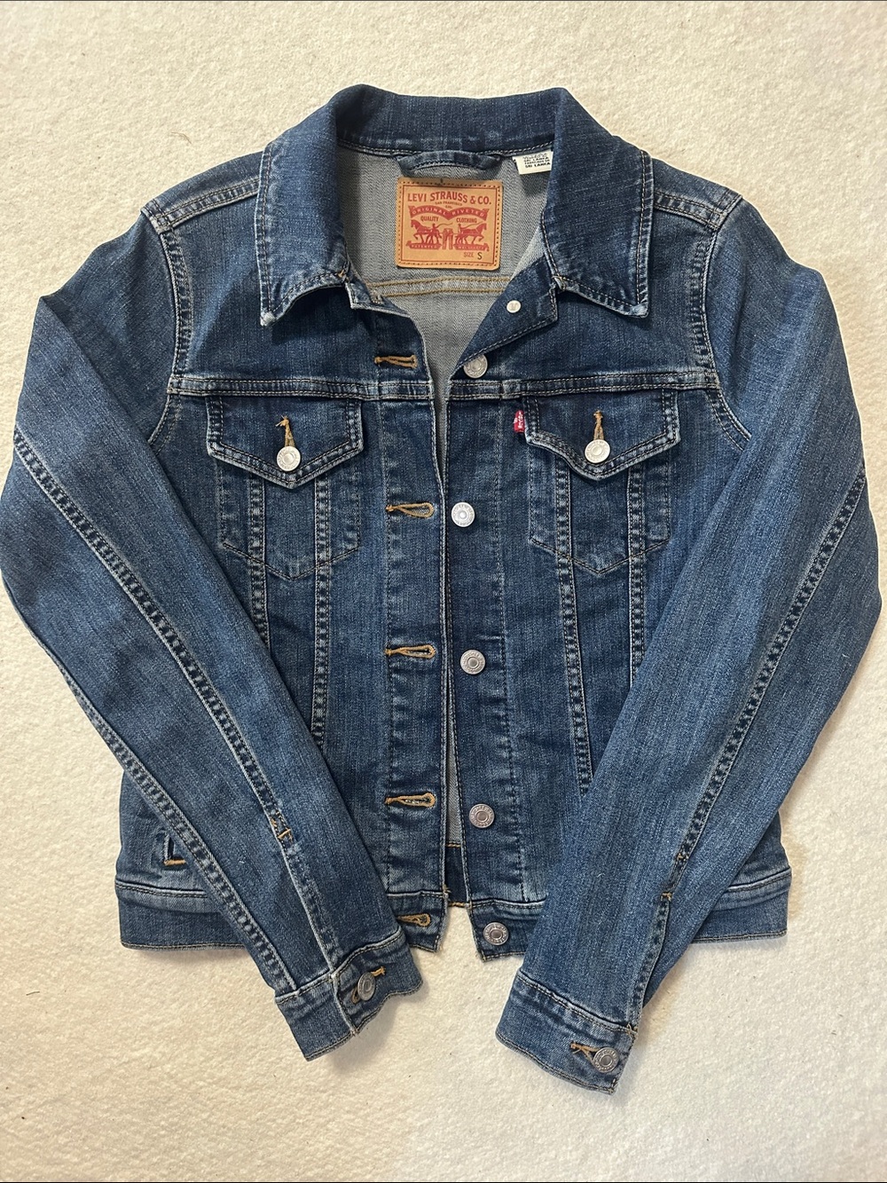 Levi's Medium Blue Denim Jean Jacket